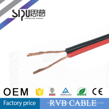 Cable de alimentación RVB paralelo del cable negro y rojo del precio de fábrica de SIPU